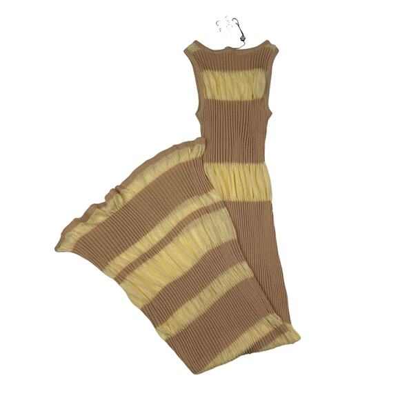 Verge Girl - Rowan Knit Maxi Dress in Tan - Picture 3 of 4
